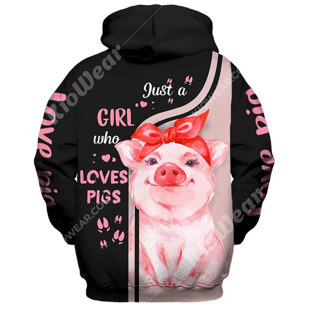 Lovely Pigs Hoodie T-Shirt Sweatshirt for Men and Women NM121115-Apparel-NM-Hoodie-S-Vibe Cosy™