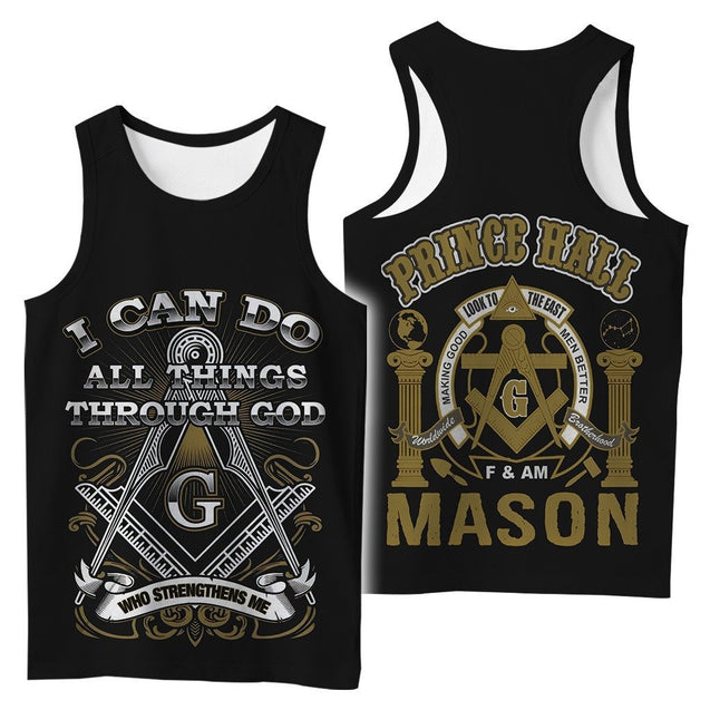 3D All Over Printed Freemasonry Clothes NM140101-Apparel-NM-Men's tank top-S-Vibe Cosy™