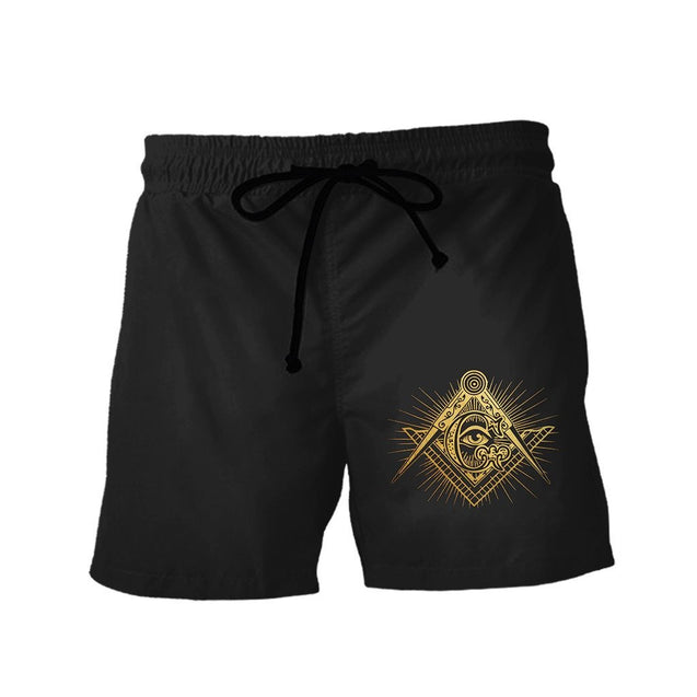 3D All Over Printed Freemasonry Clothes NM140103-Apparel-NM-Shorts-S-Vibe Cosy™