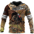Camo Turkey Hunting Hoodie T-Shirt Sweatshirt for Men and Women NM151102-Apparel-NM-Zip hoodie-S-Vibe Cosy™