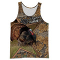Camo Turkey Hunting Hoodie T-Shirt Sweatshirt for Men and Women NM151102-Apparel-NM-Men's tank top-S-Vibe Cosy™