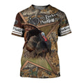 Camo Turkey Hunting Hoodie T-Shirt Sweatshirt for Men and Women NM151102-Apparel-NM-T-shirt-S-Vibe Cosy™
