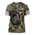 Camo Turkey Hunting Hoodie T-Shirt Sweatshirt for Men and Women NM151103-Apparel-NM-T-shirt-S-Vibe Cosy™