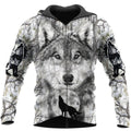 Wolf Hoodie T Shirt For Men and Women NM17042001-Apparel-NM-Zipped Hoodie-S-Vibe Cosy™