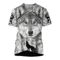 Wolf Hoodie T Shirt For Men and Women NM17042001-Apparel-NM-T-Shirt-S-Vibe Cosy™
