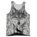 Wolf Hoodie T Shirt For Men and Women NM17042001-Apparel-NM-Tank Top-S-Vibe Cosy™