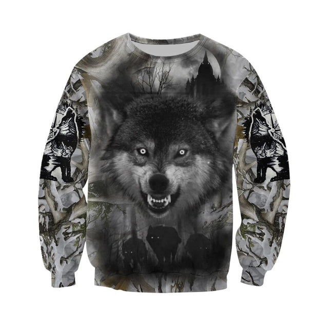 Wolf Hoodie T Shirt For Men and Women NM17042002 - Amaze Style™-Apparel