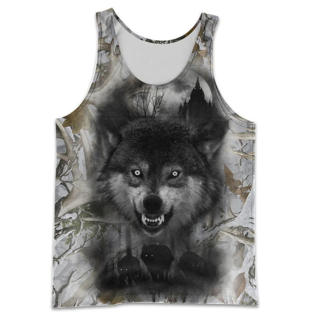 Wolf Hoodie T Shirt For Men and Women NM17042002 - Amaze Style™-Apparel