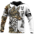 Wolf Hoodie T Shirt For Men and Women NM17042005-Apparel-NM-Zipped Hoodie-S-Vibe Cosy™