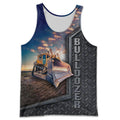 Bulldozer Heavy Equipment Hoodie T-Shirt Sweatshirt for Men and Women NM180201-Apparel-NM-Men's tank top-S-Vibe Cosy™