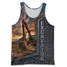 Excavator Heavy Equipment Hoodie T-Shirt Sweatshirt for Men and Women NM180203-Apparel-NM-Men's tank top-S-Vibe Cosy™