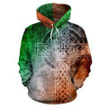 Irish Saint Patrick's Day Shamrock Celtic Cross Hoodie T-Shirt Sweatshirt Pi020312-Apparel-NM-Hoodie-S-Vibe Cosy™
