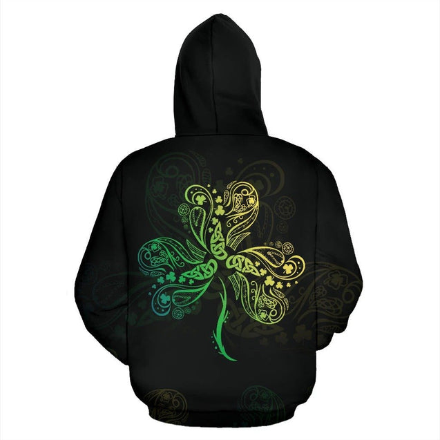 Irish Saint Patrick's Day Shamrock Celtic Cross Hoodie T-Shirt Sweatshirt Pi020305-Apparel-NM-Hoodie-S-Vibe Cosy™