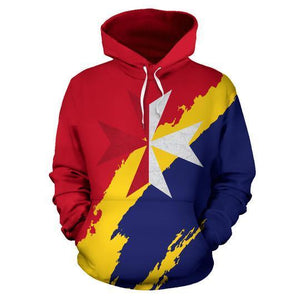 Romania Hoodie - Maltese Cross NNK-044-Apparel-NNK-Hoodie-S-Vibe Cosy™