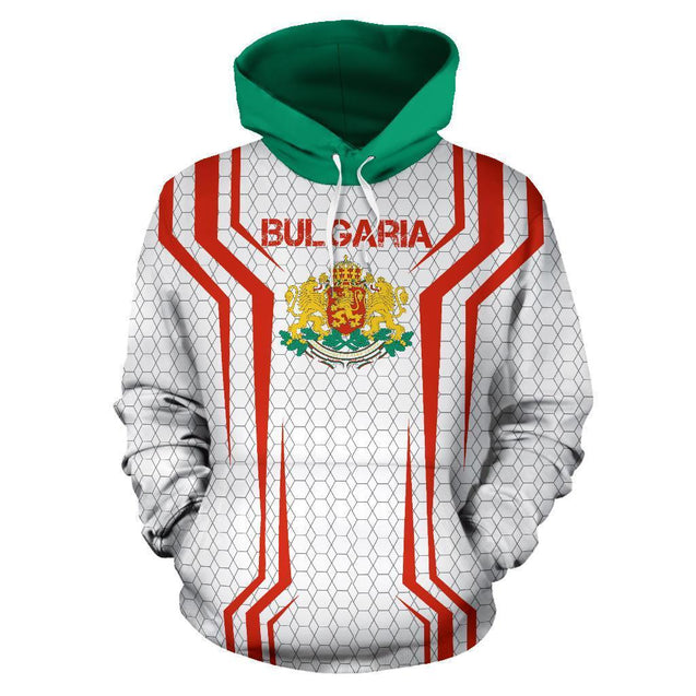 Bulgaria Sport Edition Pullover Hoodie-Apparel-NNK-Hoodie-S-Vibe Cosy™