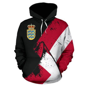 Denmark Special Grunge Flag Hoodie A5 ZIPNNK 003-Apparel-NNK-Hoodie-S-Vibe Cosy™