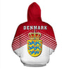 Denmark Sport Flag Hoodie - Stripes Style 01 NNK 006-Apparel-NNK-Hoodie-S-Vibe Cosy™