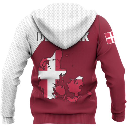 Denmark Map Special Hoodie A5 ZIPNNK 007-Apparel-NNK-Hoodie-S-Vibe Cosy™