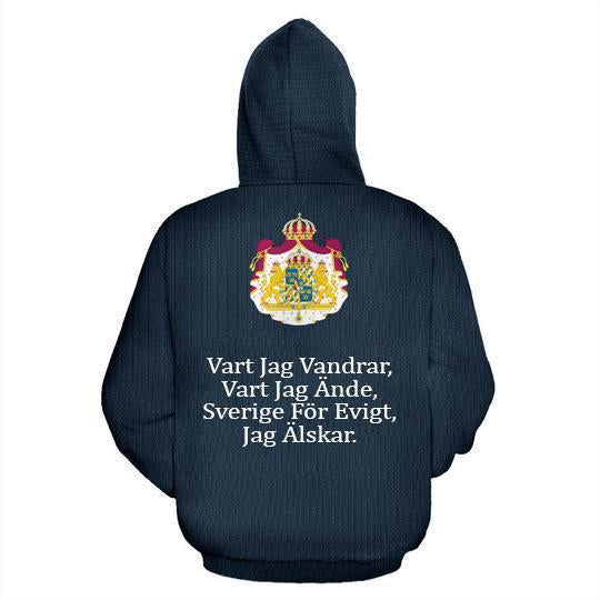 Sweden Forever Hoodie - Sverige Version NNK 0220-Apparel-NNK-Hoodie-S-Vibe Cosy™