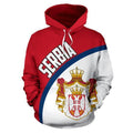 Serbia Hoodie Wave Flag Color NNK 032-Apparel-NNK-Hoodie-S-Vibe Cosy™