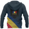 Romania Flag Hoodie Dots Version NNK-040-Apparel-NNK-Hoodie-S-Vibe Cosy™