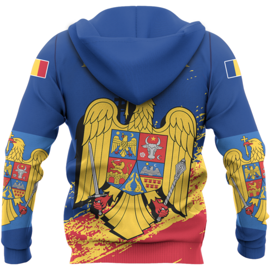 Romania Special Hoodie Blue NNK-042-Apparel-NNK-Hoodie-S-Vibe Cosy™