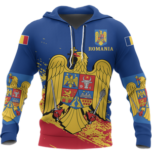 Romania Special Hoodie Blue NNK-042-Apparel-NNK-Hoodie-S-Vibe Cosy™