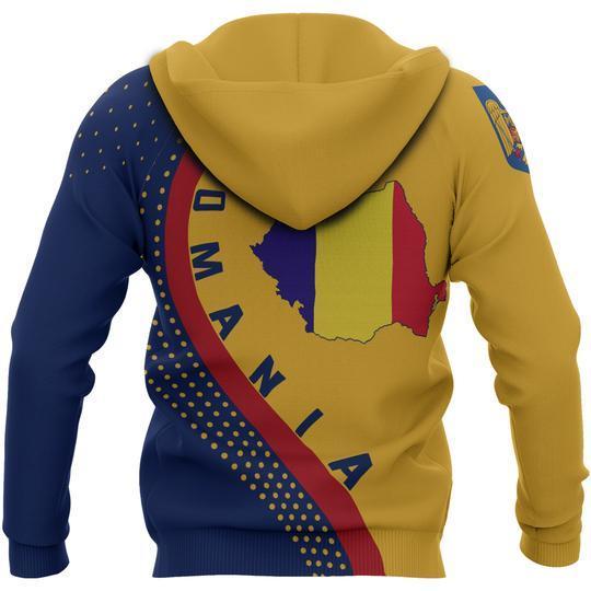 Romania Map Hoodie Generation II NNK-043-Apparel-NNK-Hoodie-S-Vibe Cosy™