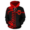 Albania Flag Hoodie - Mystic Style NNK 1119-Apparel-NNK-Hoodie-S-Vibe Cosy™