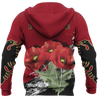 Albania - Poppy National Flower Special Hoodie NNK 1129-Apparel-NNK-Zip-Up Hoodie-S-Vibe Cosy™