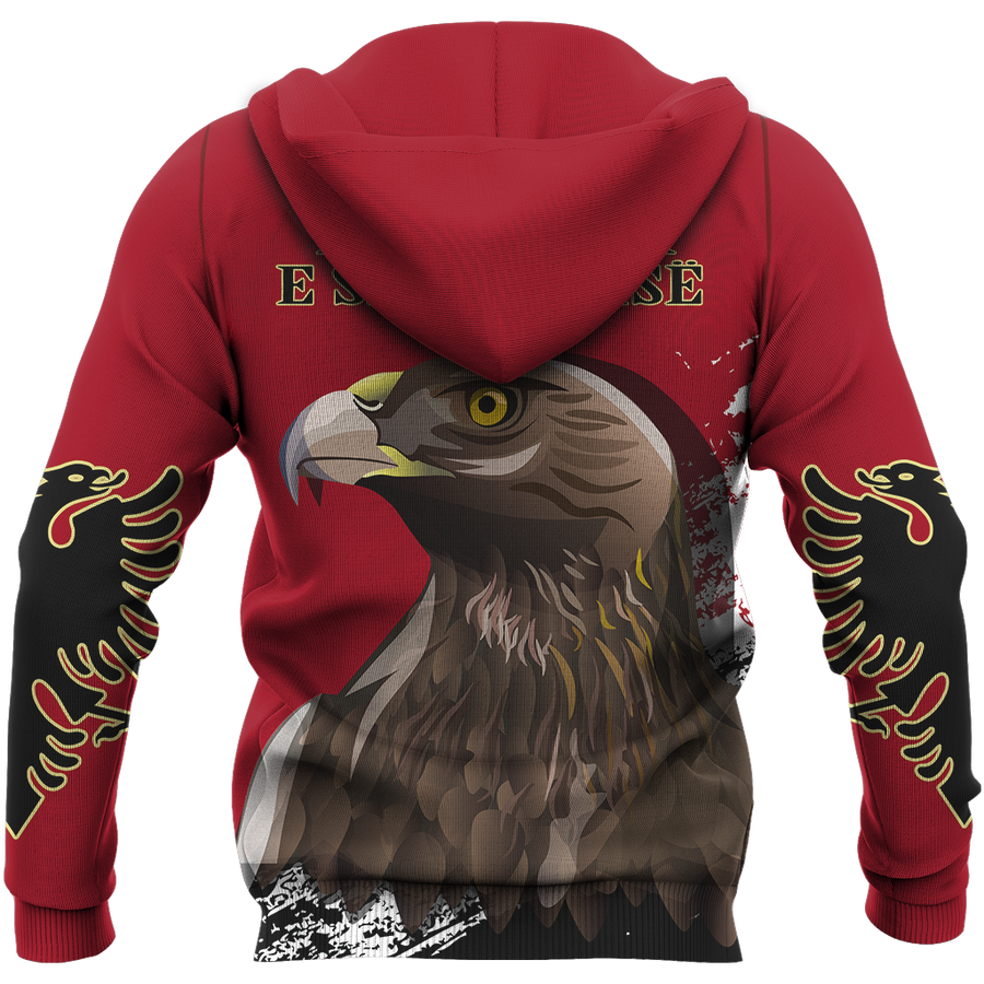 Albania - Golden Eagle Special Hoodie NNK 1131-Apparel-NNK-Zip-Up Hoodie-S-Vibe Cosy™