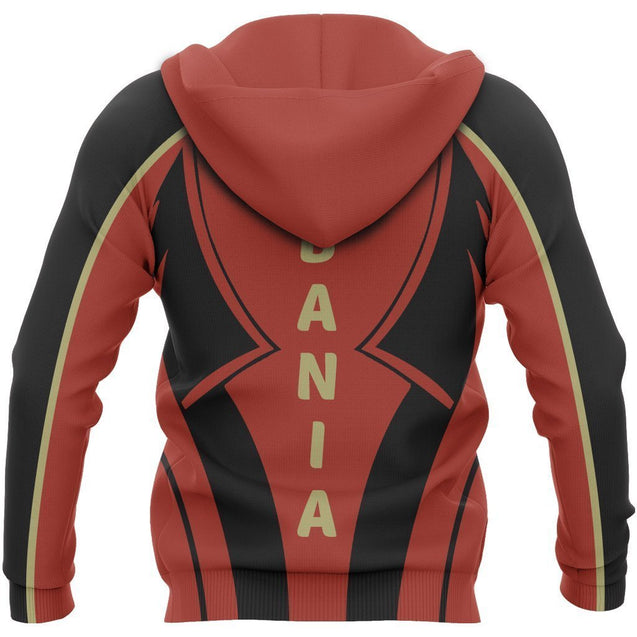 Albania In My Heart Hoodie NNK 1137-Apparel-NNK-Hoodie-S-Vibe Cosy™