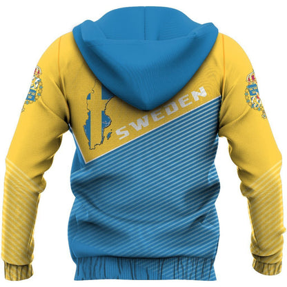 Sweden Sport Hoodie - Stroke Style ZIPNNK 116-Apparel-NNK-Hoodie-S-Vibe Cosy™