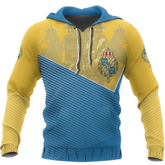 Sweden Sport Hoodie - Stroke Style ZIPNNK 116-Apparel-NNK-Hoodie-S-Vibe Cosy™