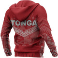Tonga Hoodie Zip Up Polynesian Coat Of Arms NNK 1220-Apparel-NNK-Hoodie-S-Vibe Cosy™
