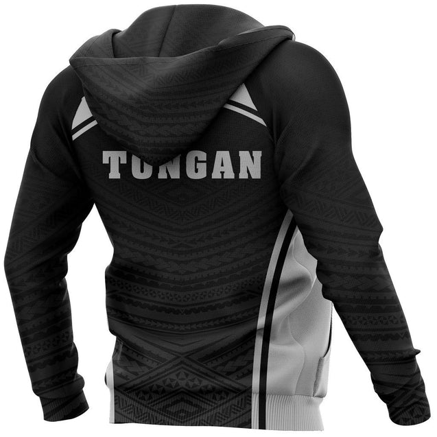 Tonga Coat Of Arms Zipper Hoodie - Sport Style NNK 1222-Apparel-NNK-Hoodie-S-Vibe Cosy™