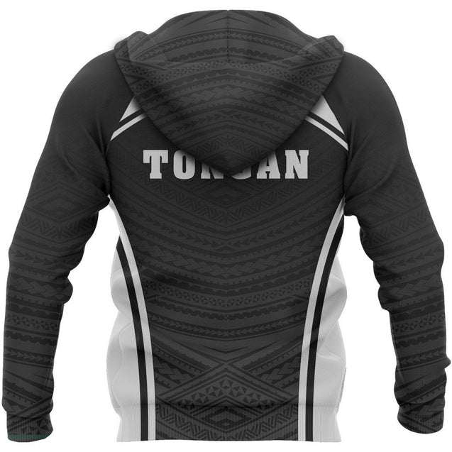 Tonga Coat Of Arms Zipper Hoodie - Sport Style NNK 1222-Apparel-NNK-Hoodie-S-Vibe Cosy™