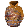 Aboriginal Style - All Over Hoodie NNK 1400-Apparel-PL8386-Zip -Up Hoodie-S-Vibe Cosy™