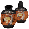 Aboriginal Australia All Over Print Hoodie NNK 1404-Apparel-PL8386-Hoodie-S-Vibe Cosy™