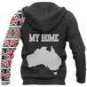 New Zealand In My Heart, My Home Australia Hoodie Maori NNK 1414-Apparel-PL8386-Zip -Up Hoodie-S-Vibe Cosy™