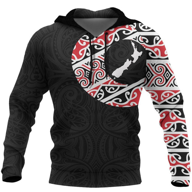 New Zealand In My Heart, My Home Australia Hoodie Maori NNK 1414-Apparel-PL8386-Hoodie-S-Vibe Cosy™