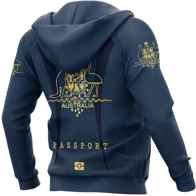 Passport Style - Australia Hoodie NNK 1417 - Amaze Style™-Apparel