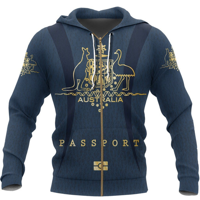 Passport Style - Australia Hoodie NNK 1417 - Amaze Style™-Apparel