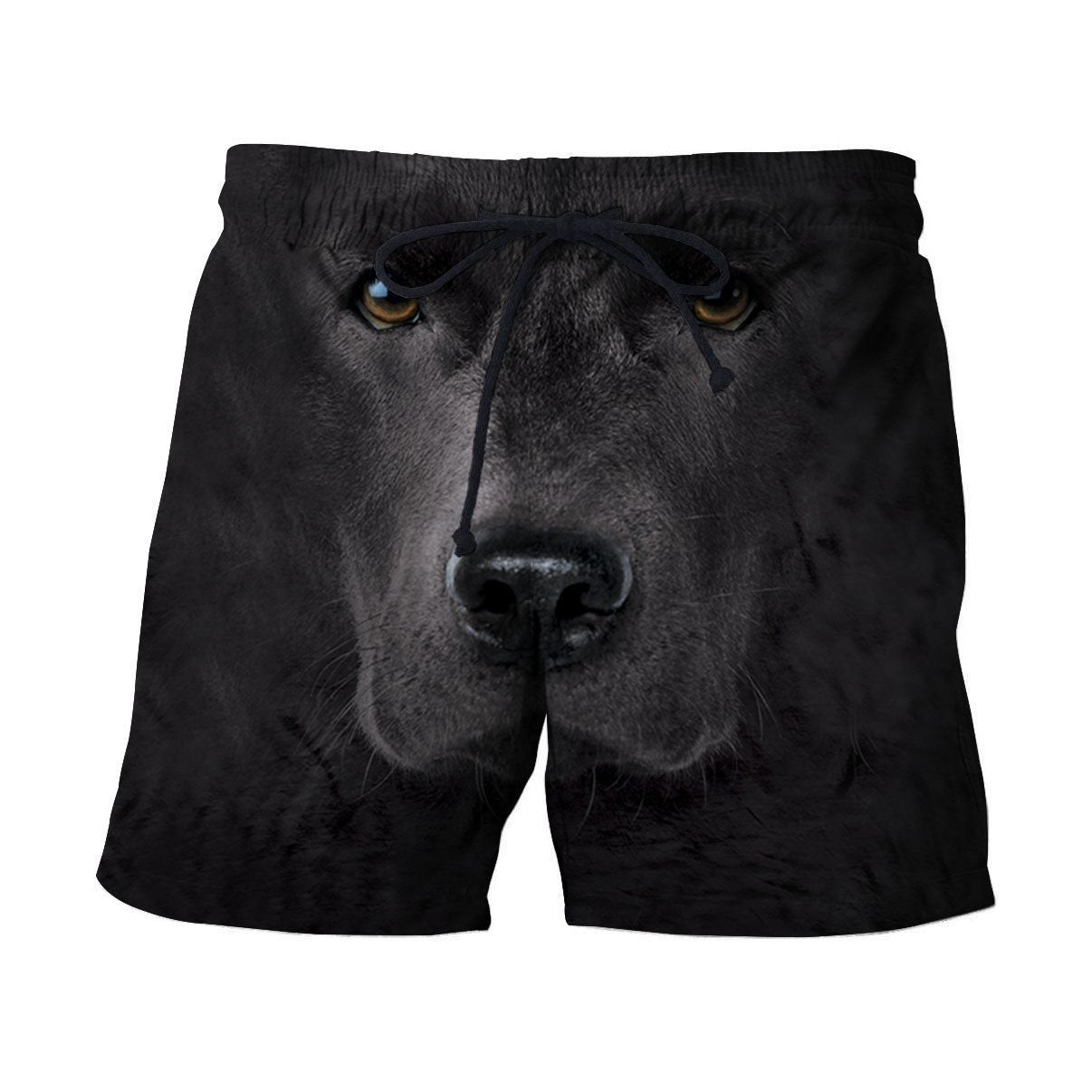 3D All Over Print Black Labrador Face-Apparel-NTT-SHORTS-S-Vibe Cosy™