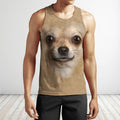 3D All Over Print Chihuahua Face-Apparel-NTT-Tank Top-S-Vibe Cosy™