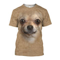 3D All Over Print Chihuahua Face-Apparel-NTT-T-Shirt-S-Vibe Cosy™