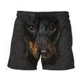 3D All Over Print Dachshund Face-Apparel-NTT-SHORTS-S-Vibe Cosy™