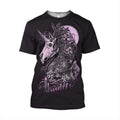 3D All Over Print Dark Unicorn-Apparel-NTT-T-Shirt-S-Vibe Cosy™