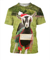 3D All Over Print Christmas Goat-Apparel-NTT-T-Shirt-S-Vibe Cosy™