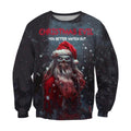 3D All Over Print Christmas Evil Santa-Apparel-NTT-Sweatshirt-S-Vibe Cosy™